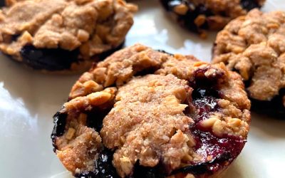 Crumbles de frutos rojos