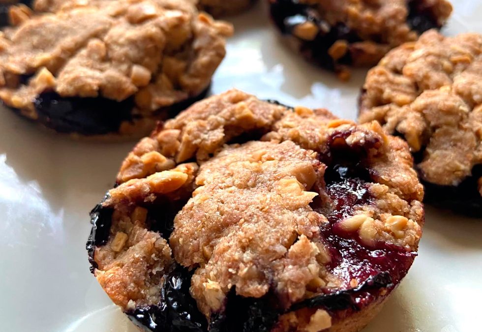 Crumbles de frutos rojos